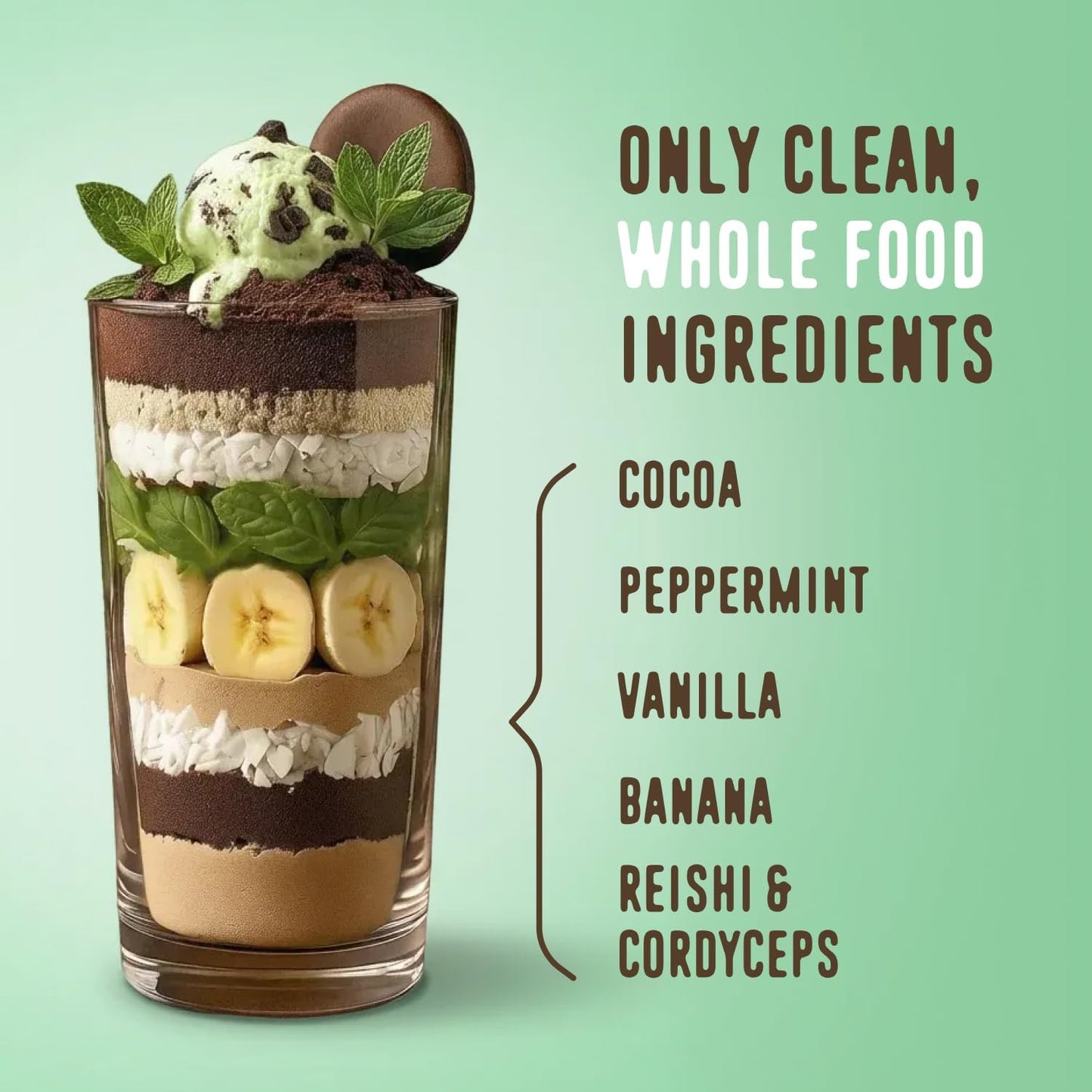 FlavCity All-in-One Protein Shake Powder – Mint Chocolate, 20 Servings | Grass Fed Whey + Collagen