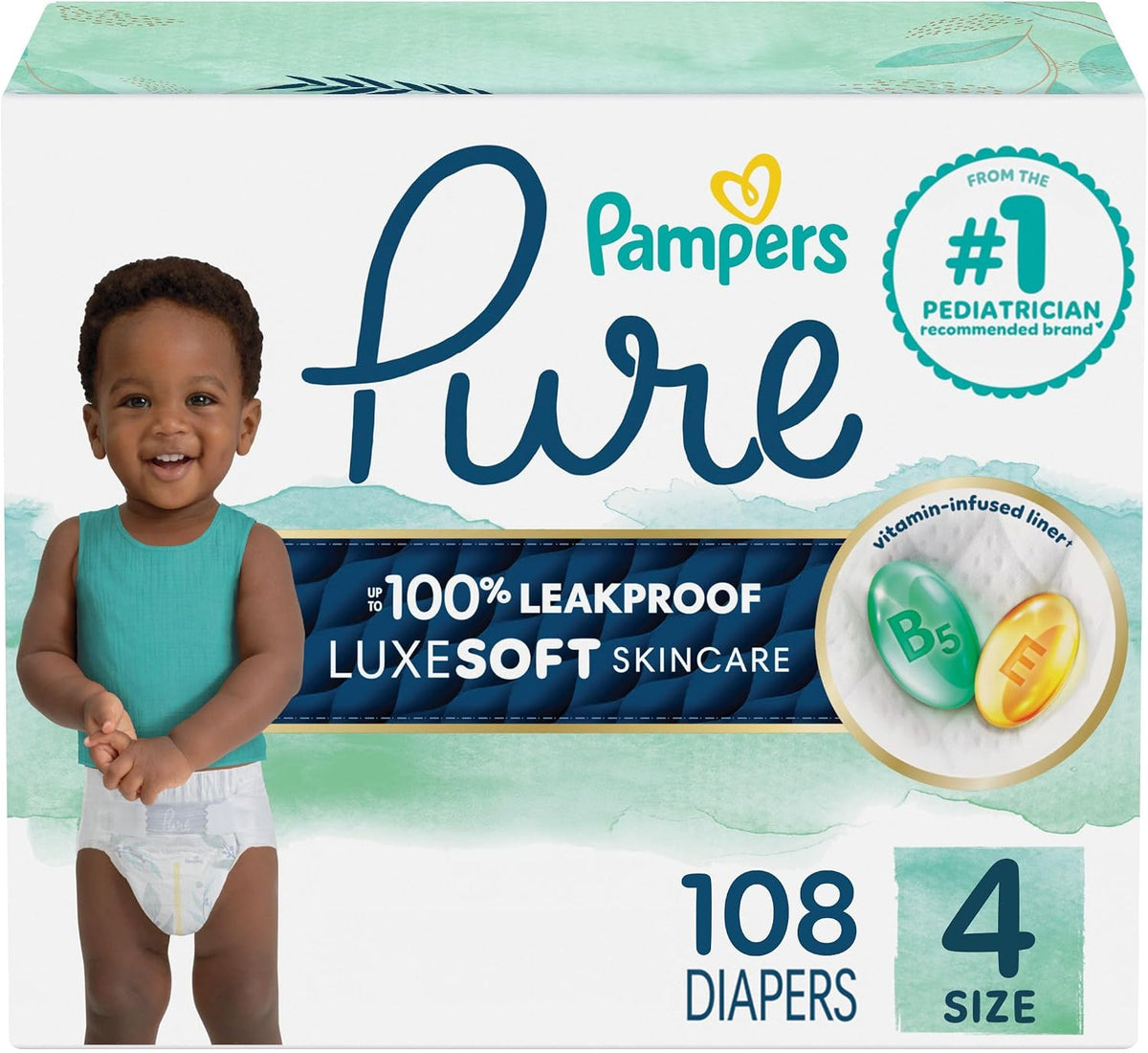 Pampers Pure Size 4 baby diaper