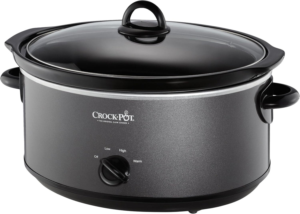 Crock-Pot slow cooker on a white background