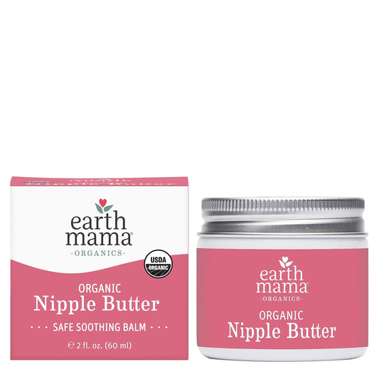 Earth Mama Organic Nipple Butter container