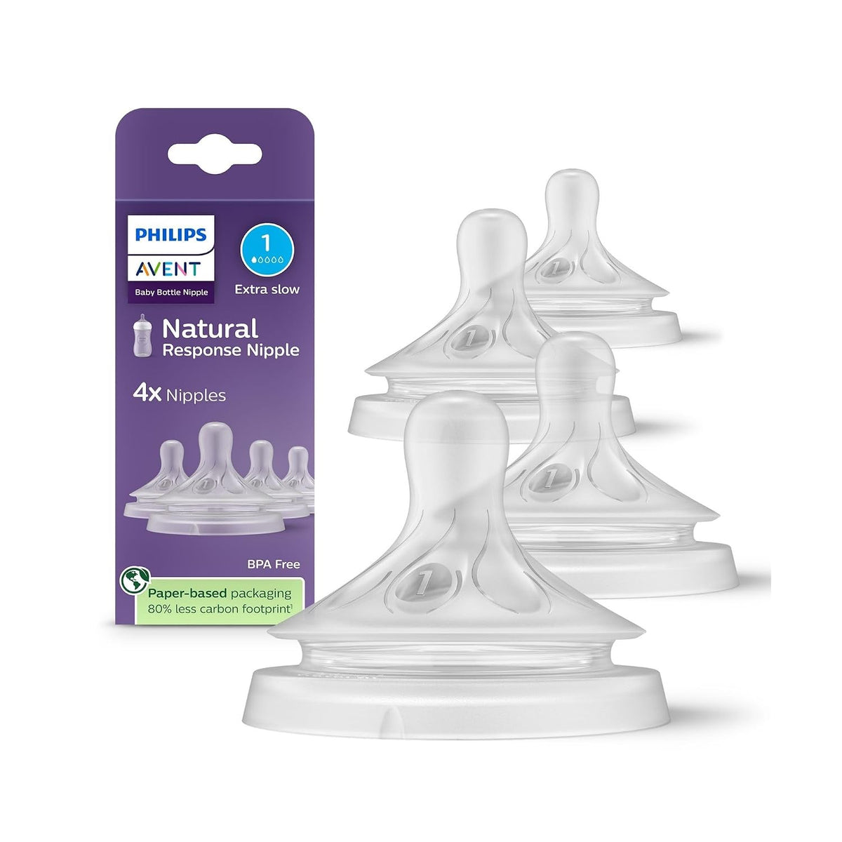 Philips Avent Natural Response extra-slow-flow bottle nipple