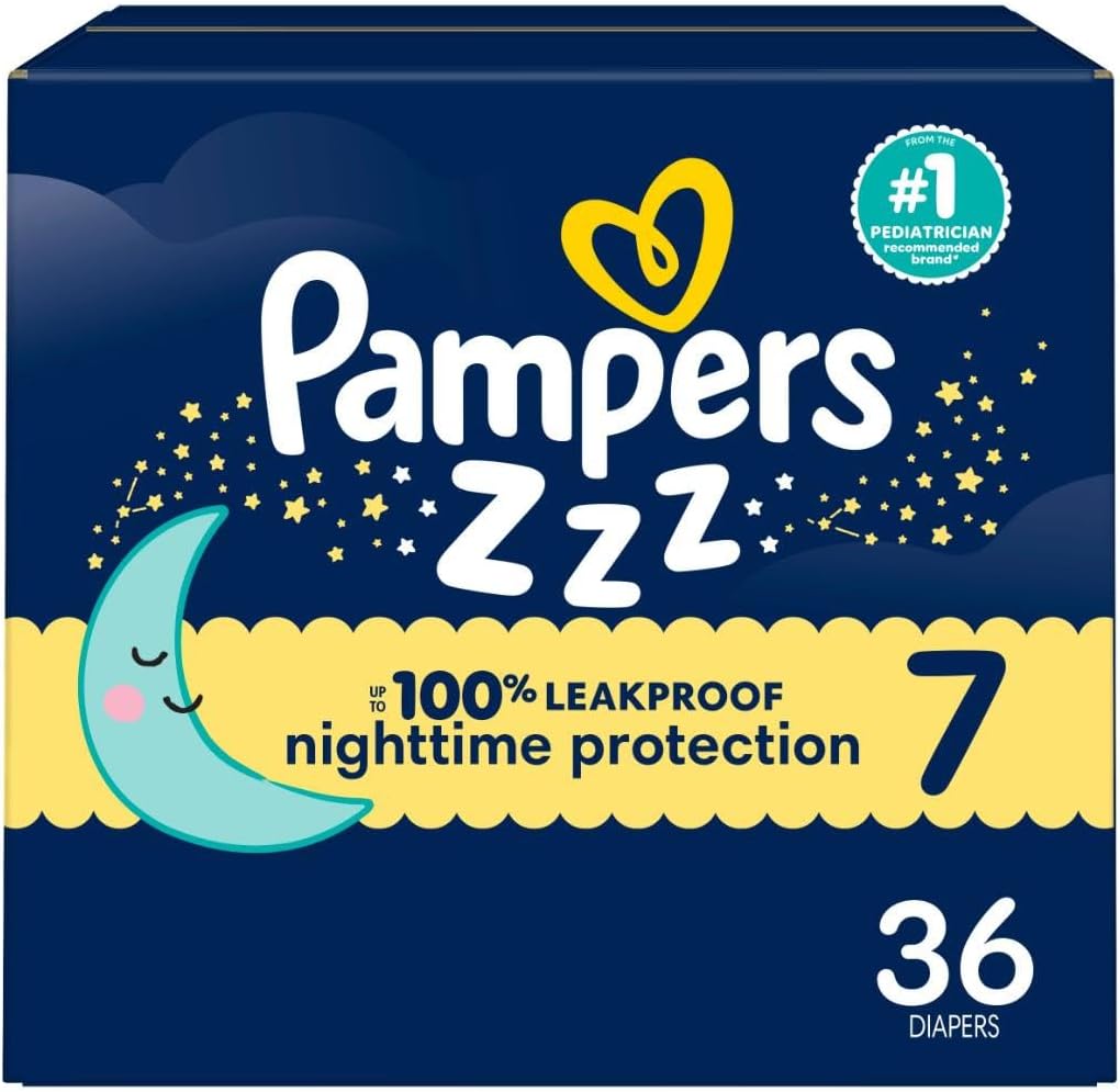 Pampers ZZZ Size 7 overnight diaper