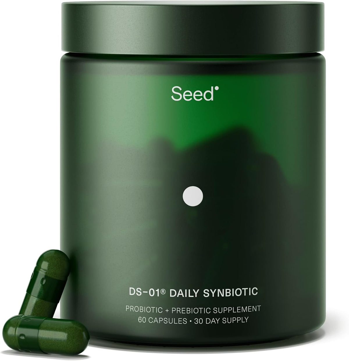 Seed DS-01 Daily Synbiotic adult probiotic and prebiotic jar