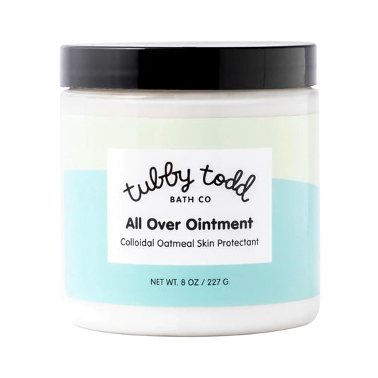 Tubby Todd All Over Ointment packaging, fragrance-free, 8 oz, one pack