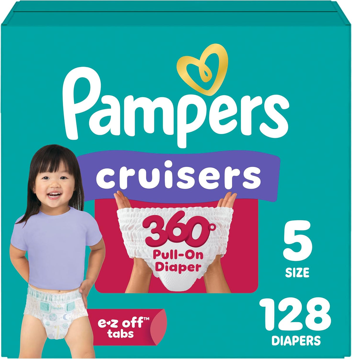  Pampers Cruisers 360 Size 5 pull-on diaper