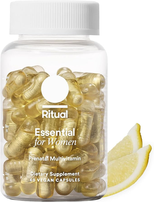 Ritual Women's Prenatal Multivitamin with DHA and choline, Citrus, 30 servings