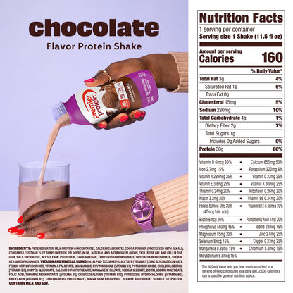 Premier Protein 30g chocolate protein shake bottle