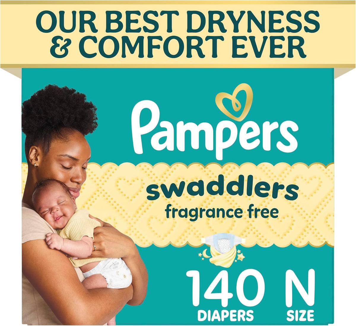 Pampers Swaddlers Size 0 newborn diaper for babies up to 10 lbs