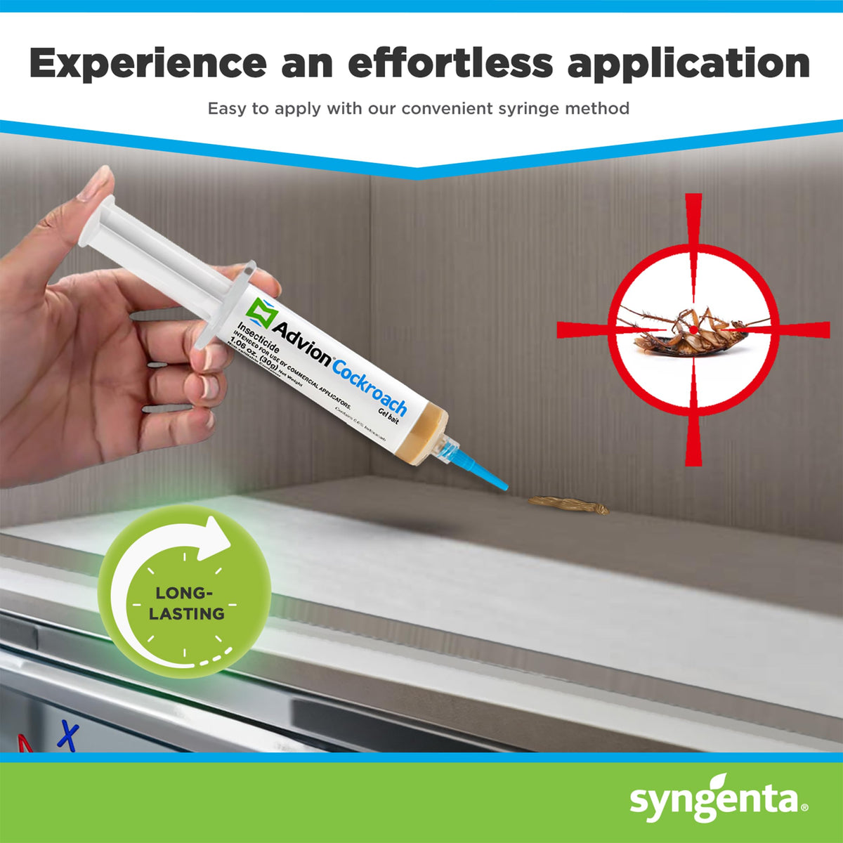 Syngenta 383920 Advion Cockroach Gel Bait 4 X 30 Gram Tubes Roach Control