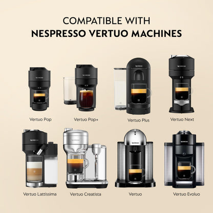 Nespresso Vertuo, Barista Flavored Pack, Medium Roast, 30-Count Coffee Pods