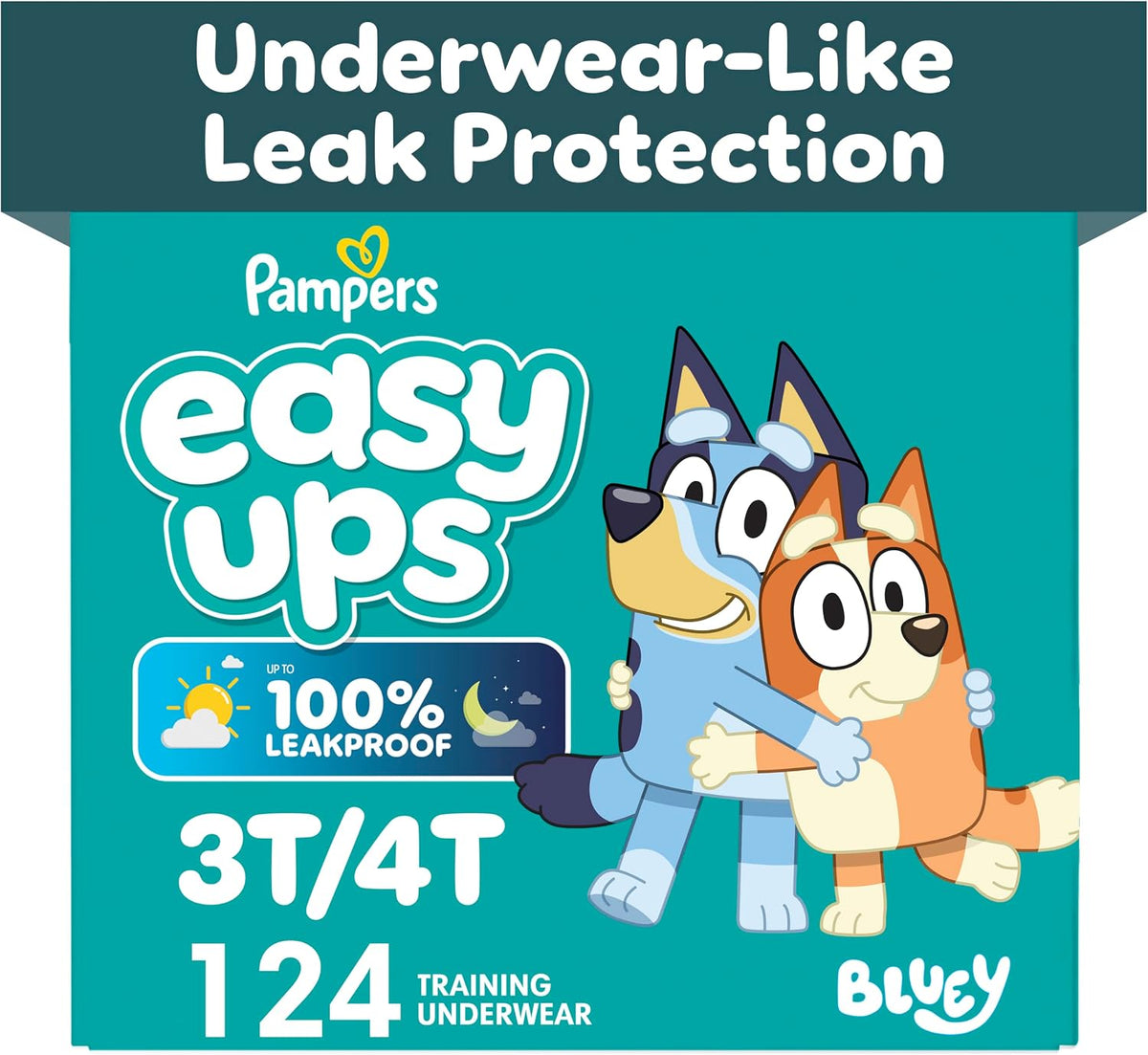 Easy Ups Bluey potty training pants, Size 5 (3T–4T)