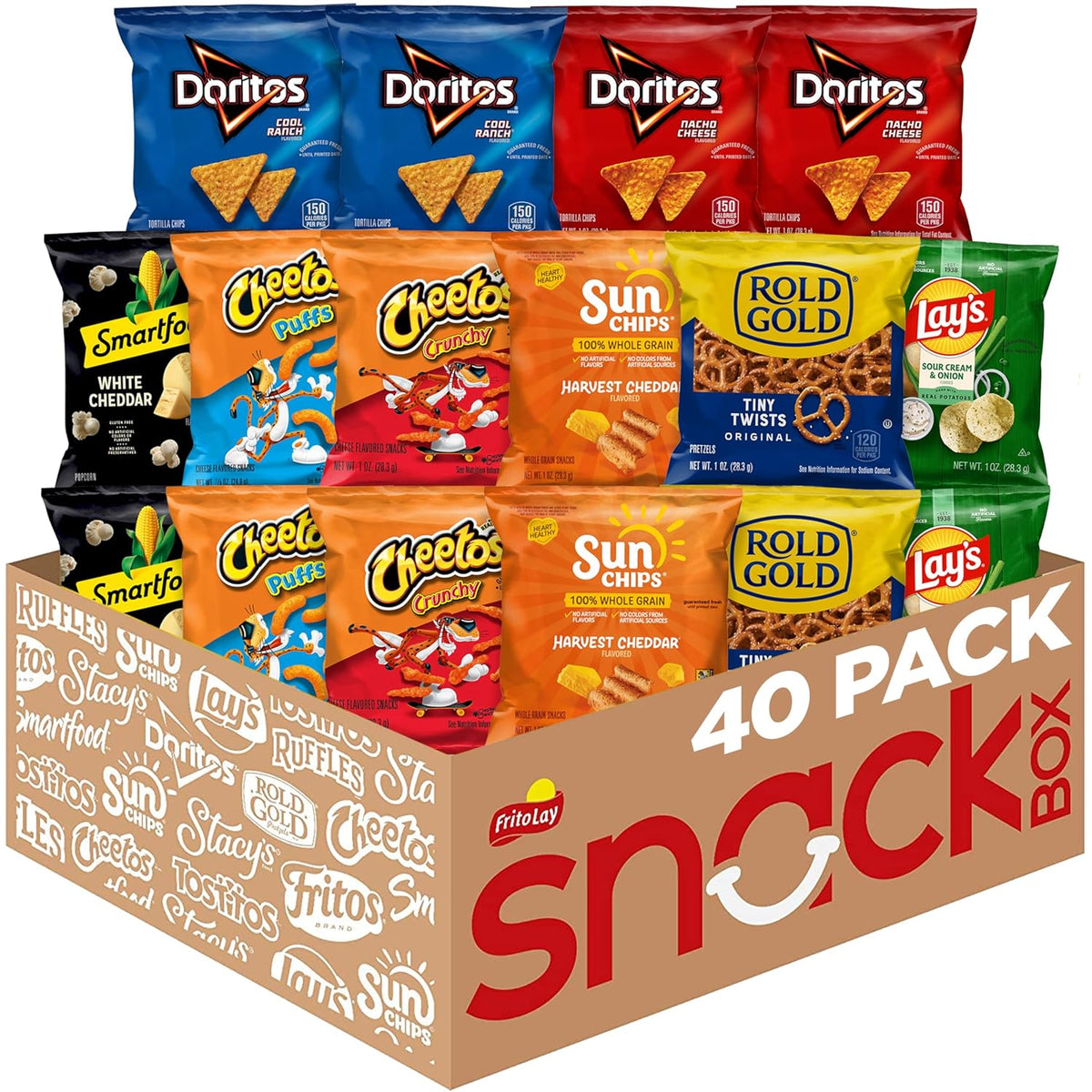 Frito-Lay Fun Times Mix snack variety pack, 40 count
